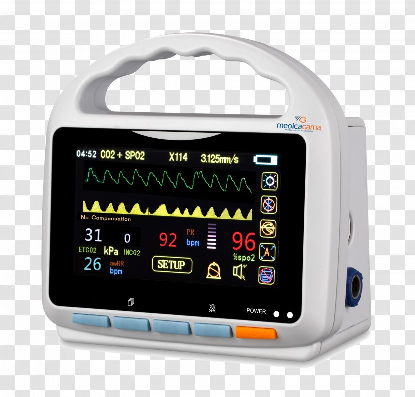 Monitoring Vital Signs Patient Capnography Surgery - Electronics - Agama Transparent PNG