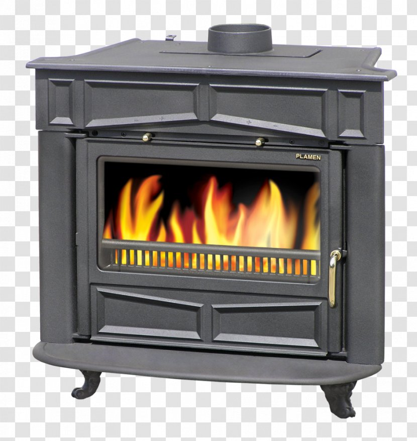Fireplace Oven Central Heating HVAC Chimney - Flame - Franklin Stove Transparent PNG