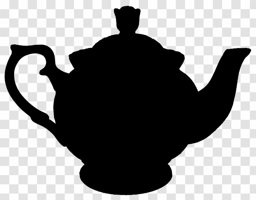 Clip Art Teapot Openclipart Teacup - Tableware - Blackandwhite Transparent PNG