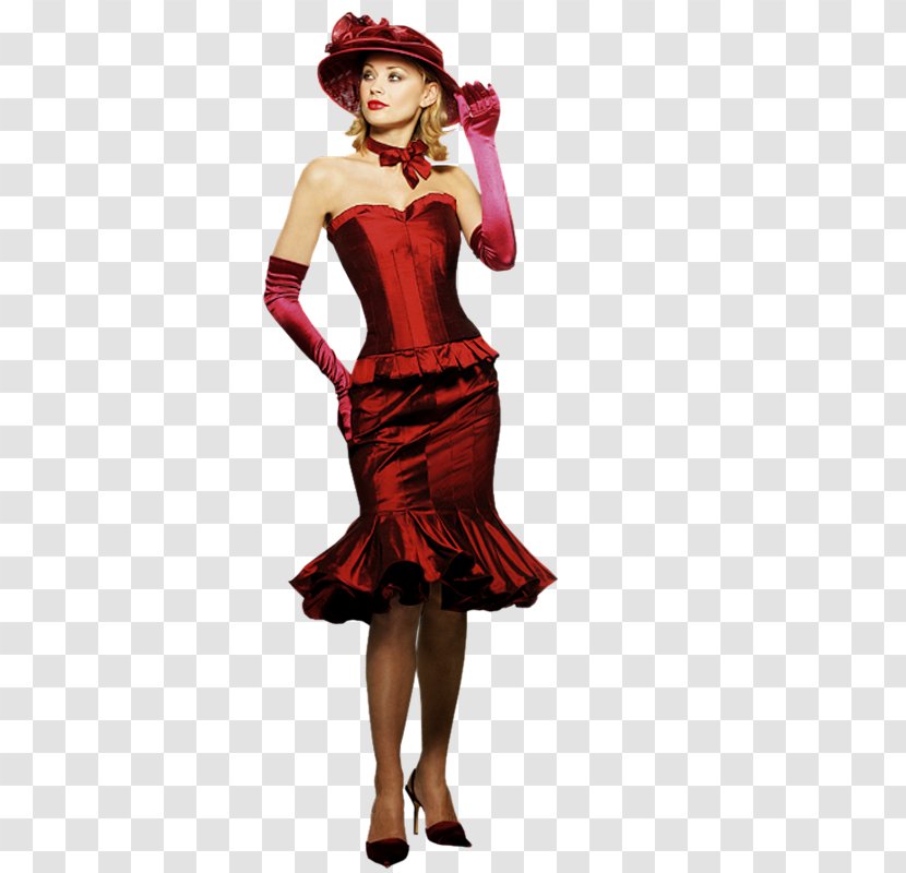 Cocktail Costume Fashion Maroon Transparent PNG