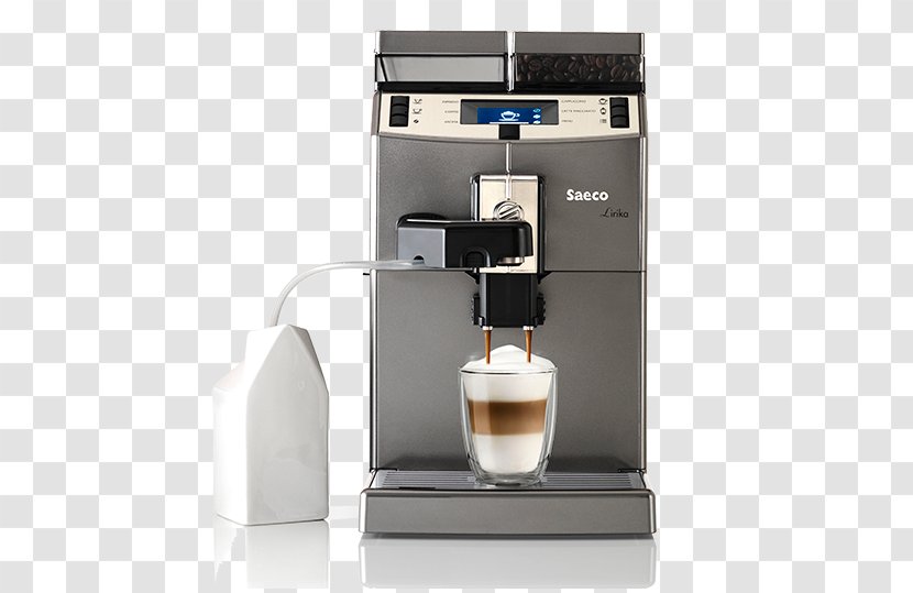 Coffeemaker Philips Saeco Lirika Aulika MID - Home Appliance - Coffee Transparent PNG