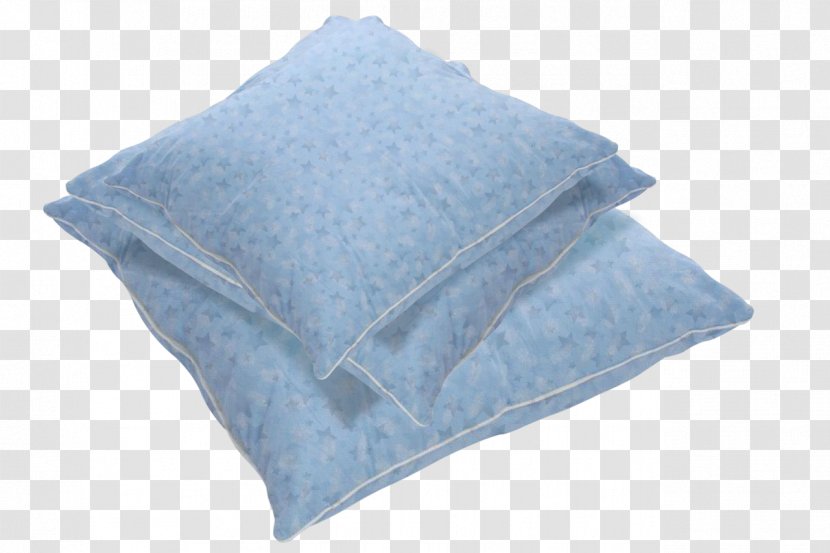 Product Textile Linens - Blue - Pillow Transparent PNG