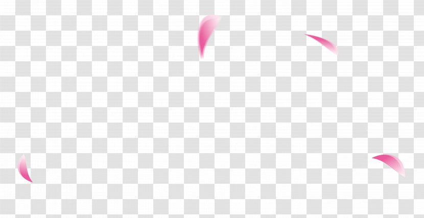 Sky Petal Close-up Lip Wallpaper - Magenta - Pink Petals Floating Flying Free Material Transparent PNG