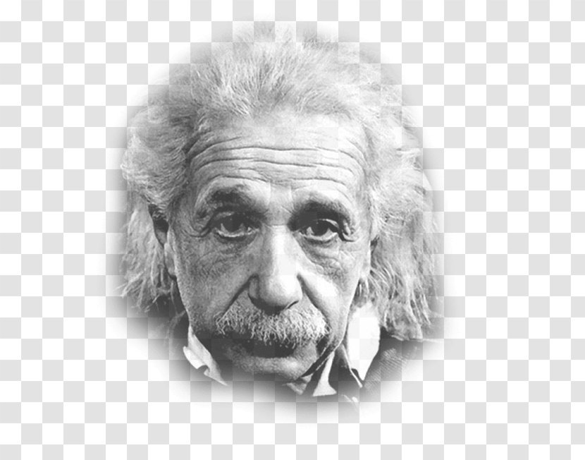Albert Einstein Cartoon - Blackandwhite Wrinkle Transparent PNG