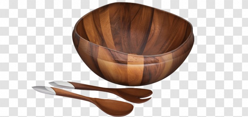 Bowl Wood Metal Kitchen Utensil - Food - Wooden Transparent PNG