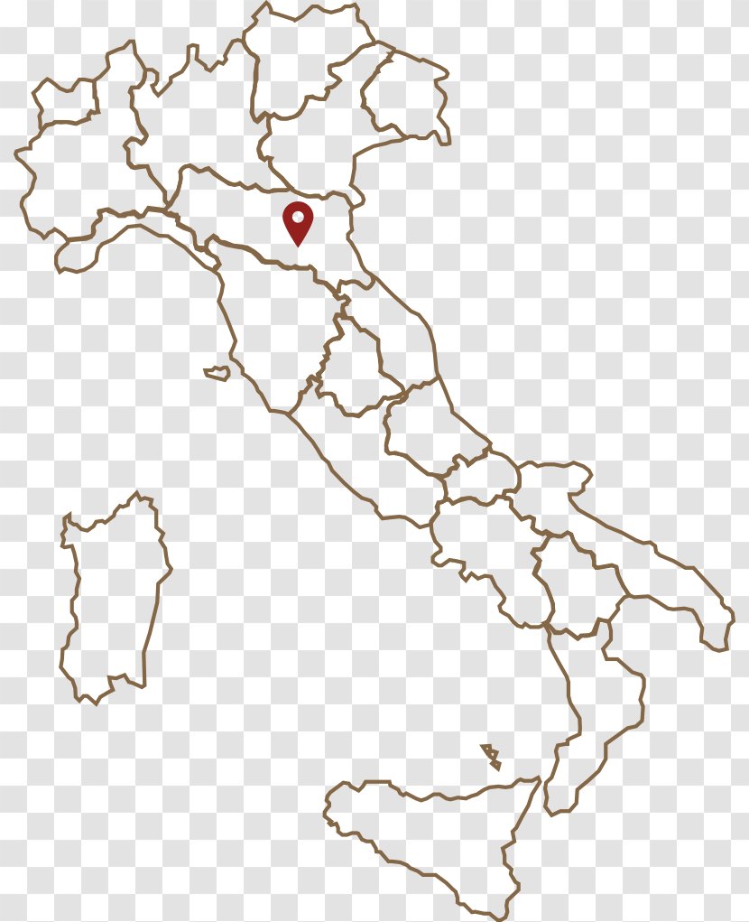 Paper Regions Of Italy Carta Geografica Veneto Regioni D'Italia - Map - Italian Countryside Transparent PNG