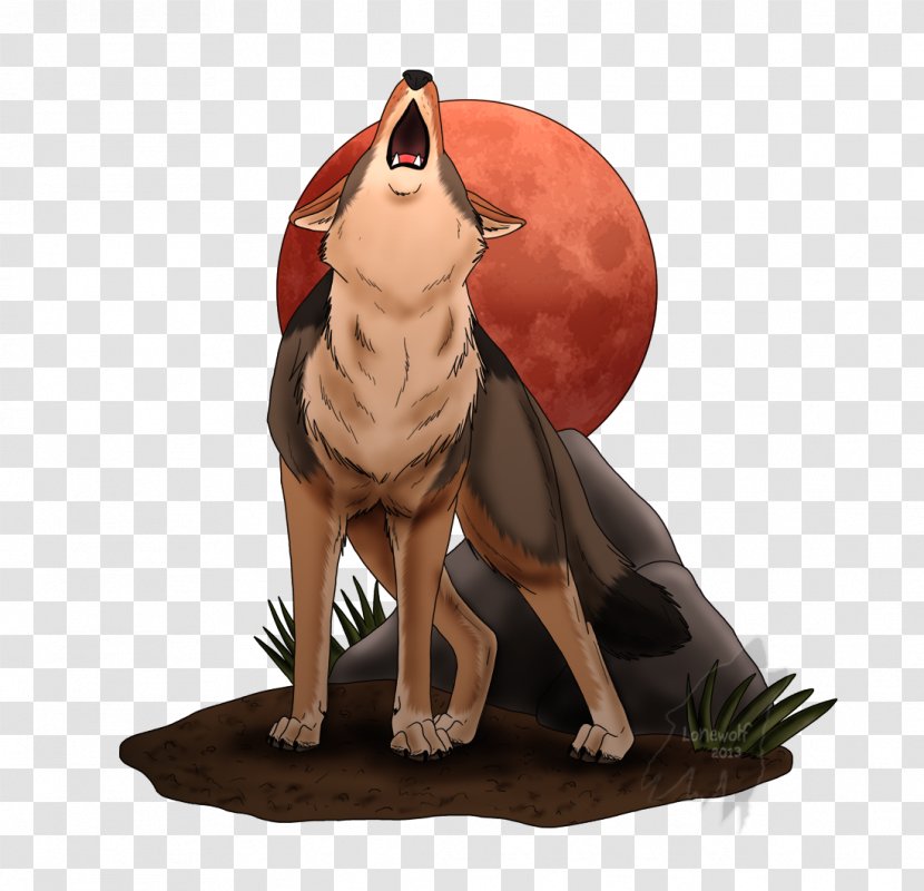 Dog Red Wolf Lone Black Aullido Transparent PNG
