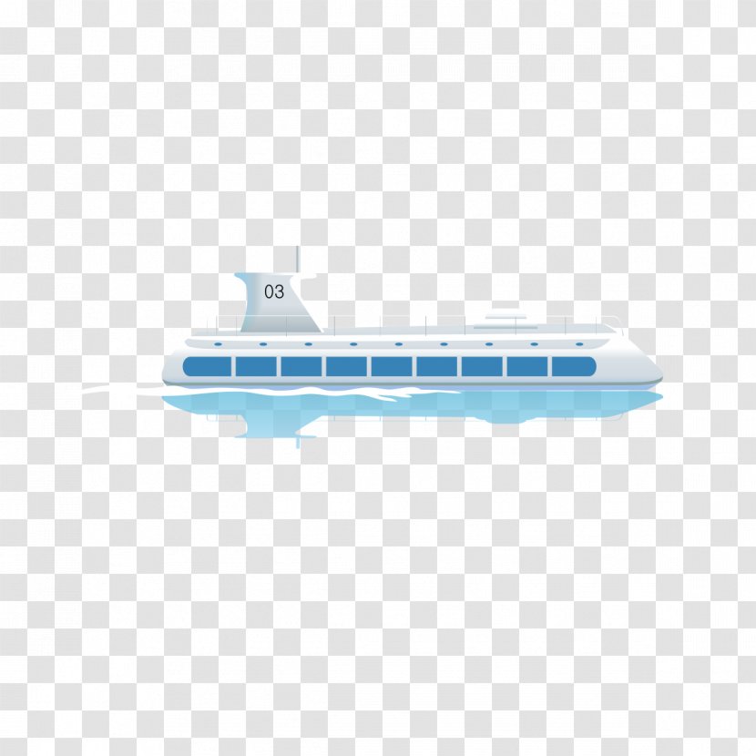 Watercraft Chemical Element Boat Cartoon - Sky - Hand-painted Ship Transparent PNG