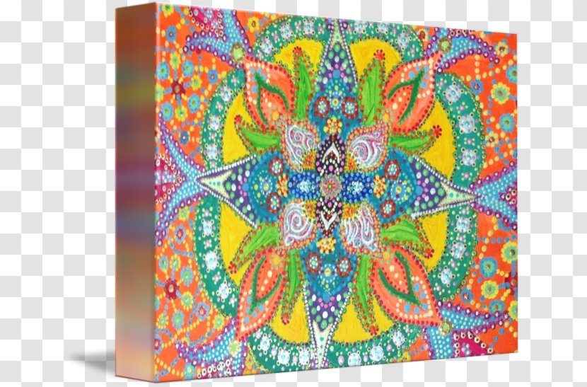 Paisley Gallery Wrap Canvas Painting Printmaking - Mandala - Watercolor Transparent PNG