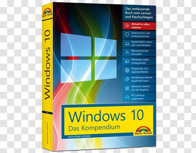 Windows 10 - Ebook - Das PraxisbuchInklusive Der Aktuellsten Updates Book Amazon.com 10Das Große Kompendium BuchKomplett In Farbe (Hardback)Book Transparent PNG