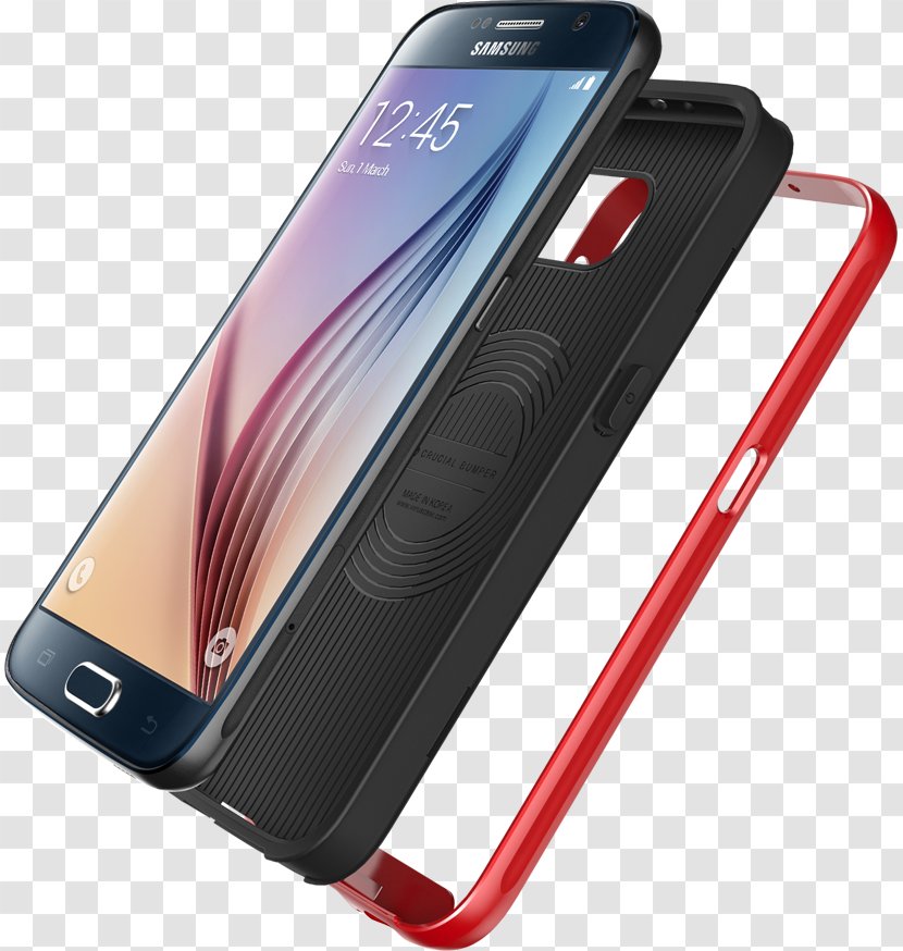Feature Phone Mobile Accessories Steel Computer Hardware - Samsung Galaxy S6 - Open Case Transparent PNG