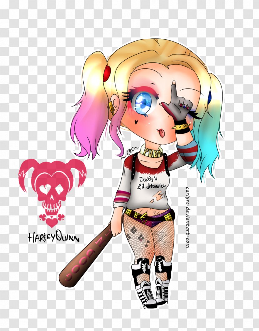 Harley Quinn Cartoon Character DC Comics - Frame Transparent PNG