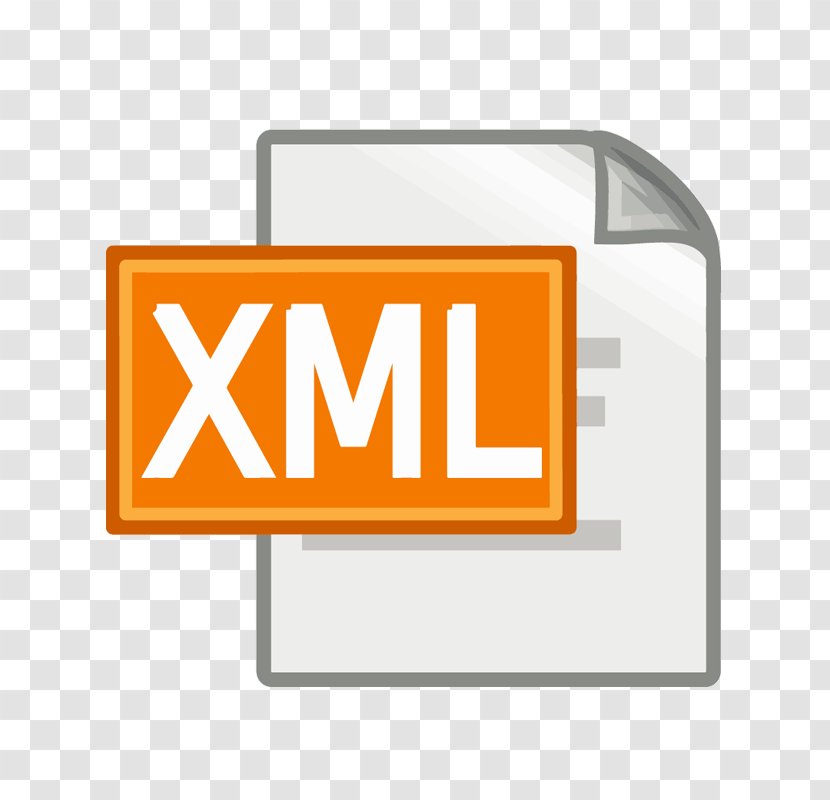 XML Image Data Web Feed - Orange - Xml Flag Transparent PNG