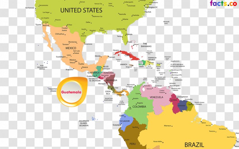 South America United States World North Map - Area Transparent PNG