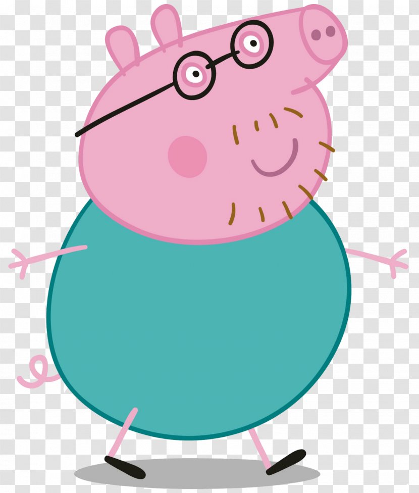 Daddy Pig George Clip Art - Cartoon Transparent PNG