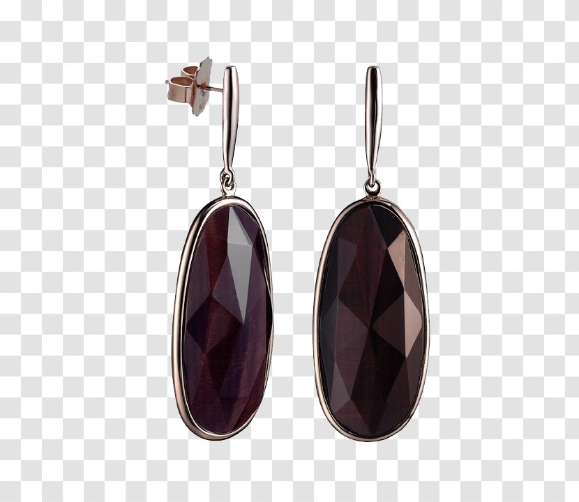 Amethyst Earring Purple Silver - Fashion Accessory Transparent PNG