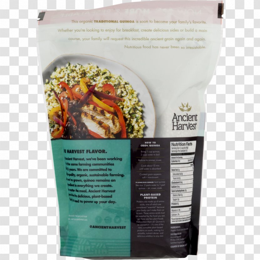 Organic Food Quinoa Cereal Superfood - Flavor - Bird Transparent PNG