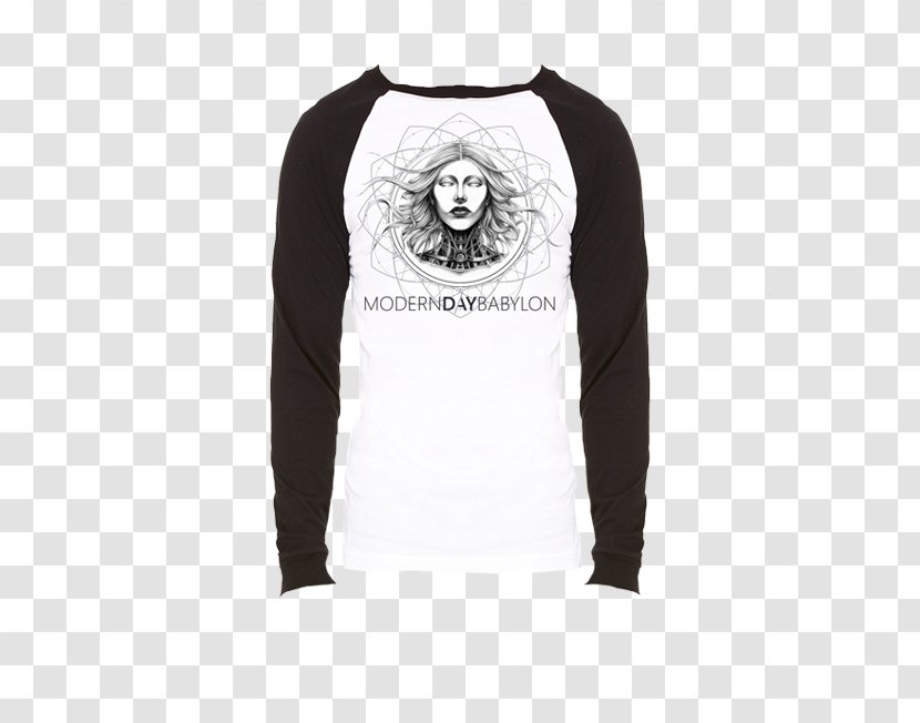 Long-sleeved T-shirt Hoodie Bluza - Black Transparent PNG