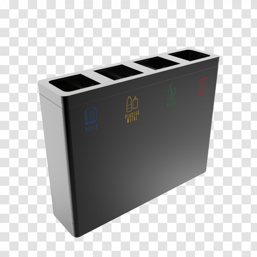 Rubbish Bins & Waste Paper Baskets Recycling Bin Sorting - Powder Coating - Metal English Transparent PNG