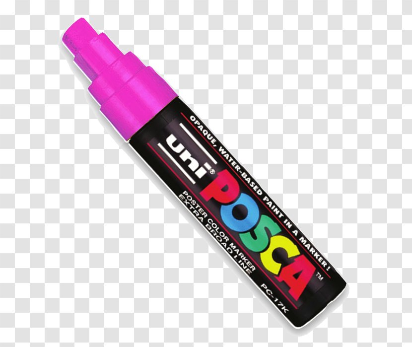 Marker Pen Pens Paint Drawing Magenta Transparent PNG