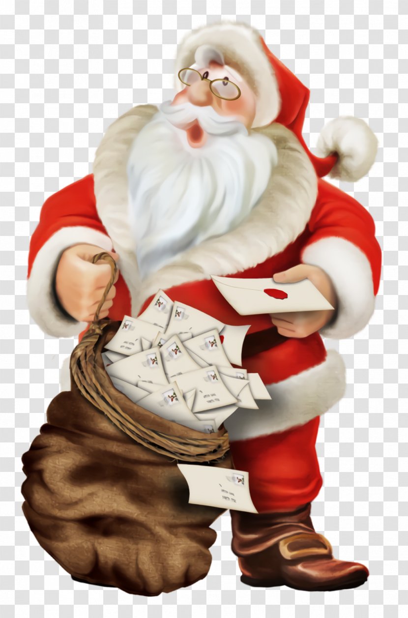 Christmas Santa Claus Saint Nicholas - Garden Gnome Transparent PNG
