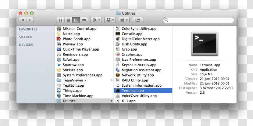 Uninstaller MacOS Terminal - Screenshot - Eduhive Creative Studio Transparent PNG