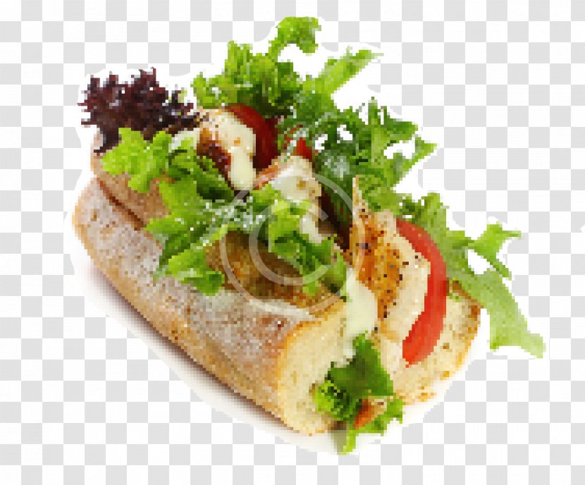 Baguette Chicken Sandwich As Food - Restaurant Transparent PNG