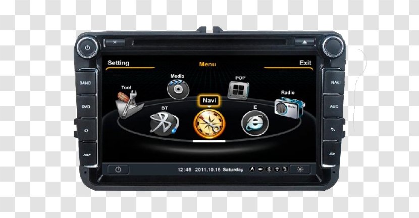 Toyota Car GMC Acadia GPS Navigation Systems - Multimedia - Volkswagen Polo Mk5 Transparent PNG