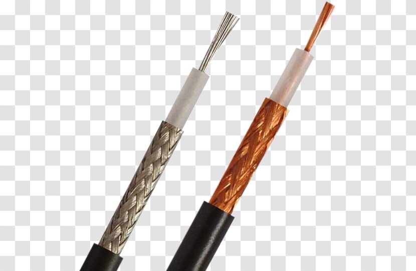 Electrical Cable Coaxial Shielded Multicore - Polytetrafluoroethylene Transparent PNG