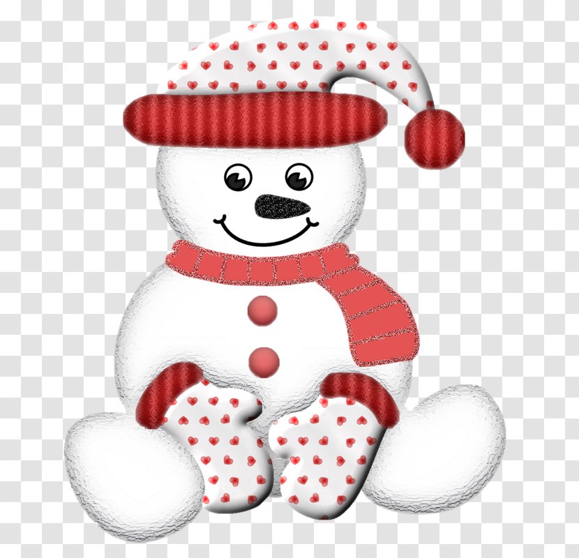 Scarf Snowman Designer - Heart - Wearing Transparent PNG