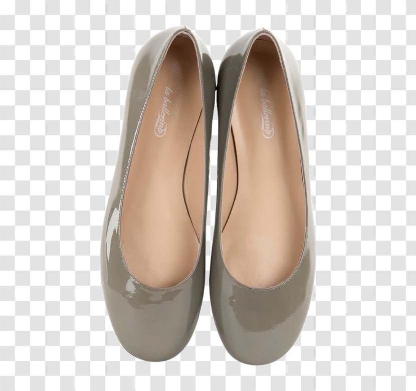 Ballet Flat Shoe Grey White Beige - Valueadded Tax - Lack Transparent PNG