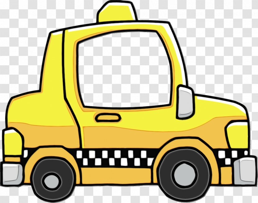 Motor Vehicle Mode Of Transport Clip Art Yellow - Car Transparent PNG