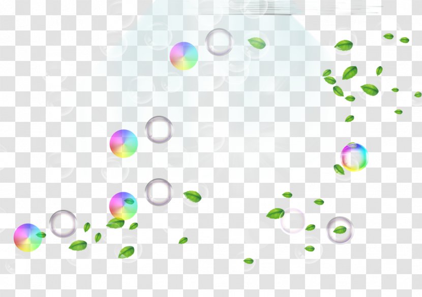 Floating Bubbles Leaf Download - Leaves And Transparent PNG