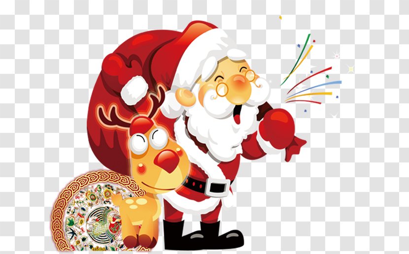 Happiness Christmas Feliz Navidad Love Wish - Santa Claus Transparent PNG