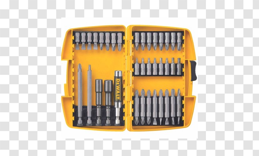 DeWalt Hand Tool Augers Hammer Drill - Set - Yellow Transparent PNG