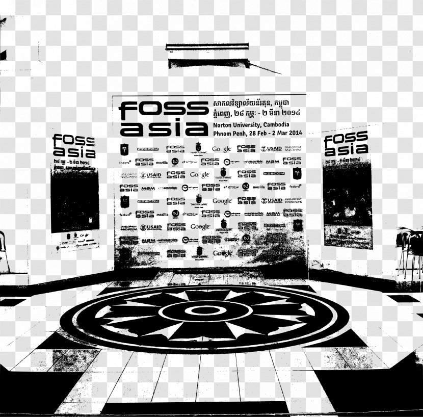 Cambodia FOSSASIA Inkscape Clip Art - Monochrome Photography - Vector Phnom Penh Transparent PNG