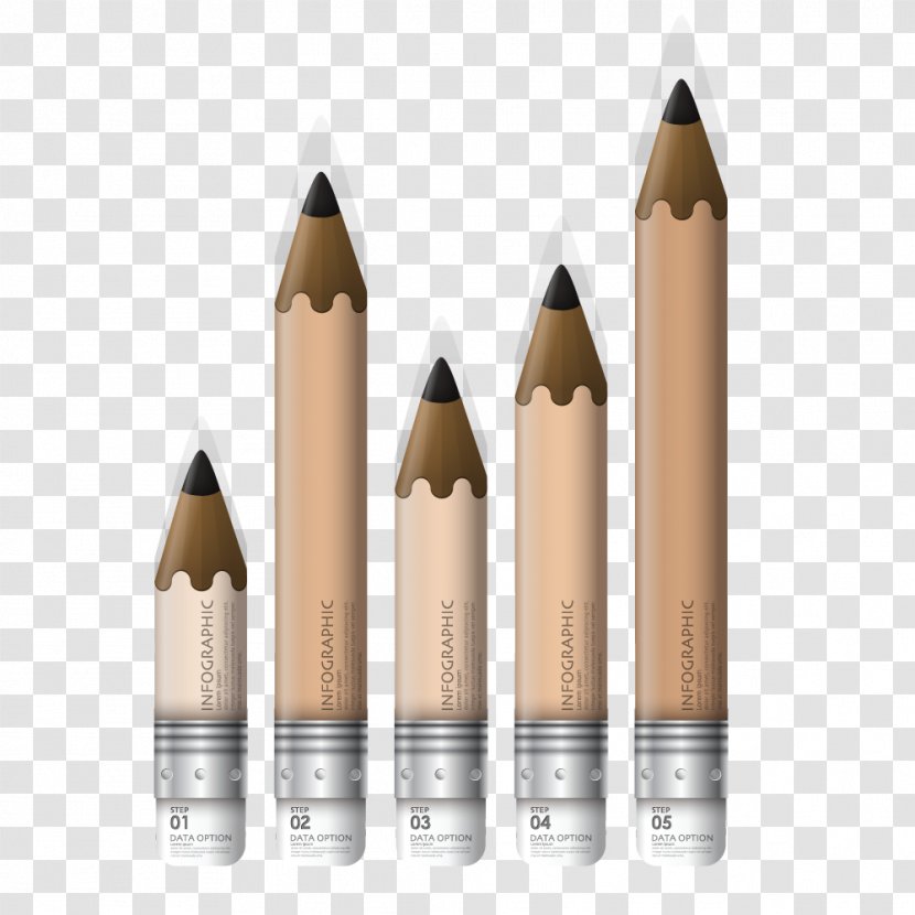 Pencil Chart - Element - Light Brown Wood Texture Transparent PNG