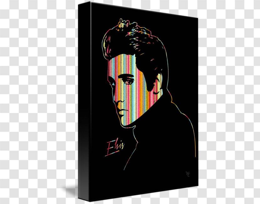 Pop Art Poster Minimalism Painting - Elvis Presley Childhood Transparent PNG
