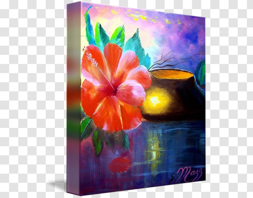 Acrylic Paint Modern Art Watercolor Painting Still Life - Photography Transparent PNG
