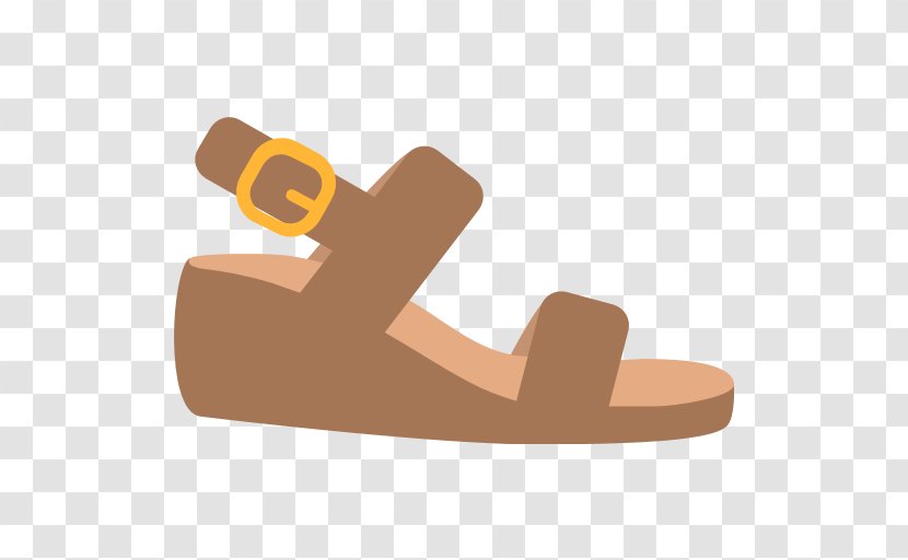 Shoe Emoji Sandal Clothing Flip-flops - Finger Transparent PNG
