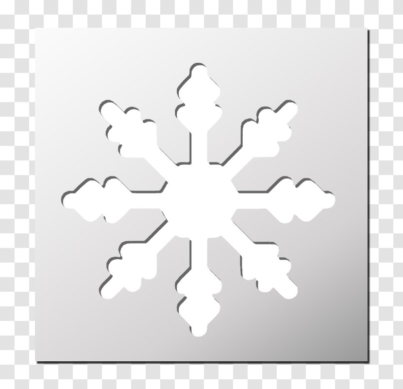 Stencil Painting Snowflake Snowman Transparent PNG