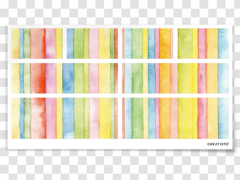 Textile Line - Watercolor Stripes Transparent PNG