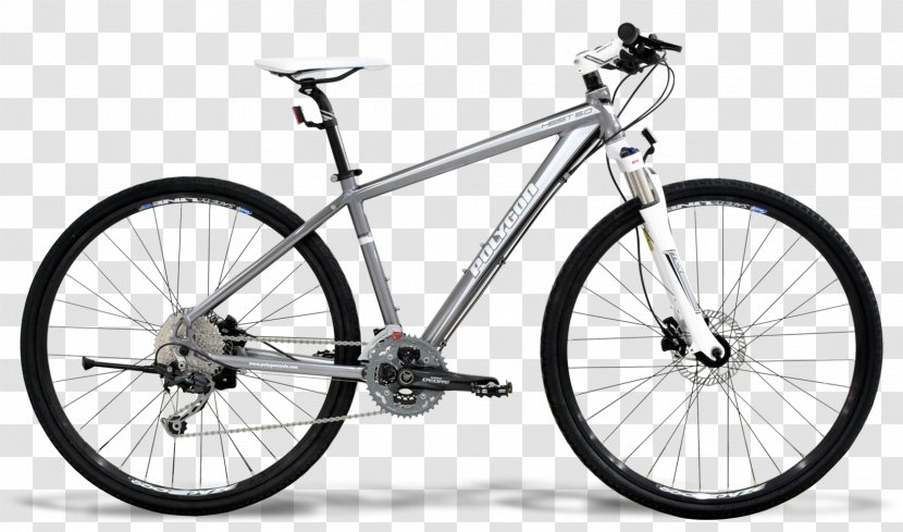 Hybrid Bicycle Mountain Bike Shimano Cycling - Brake - Polygon Transparent PNG