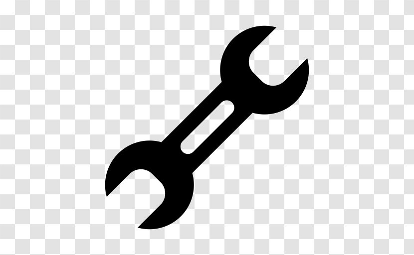 Spanners Tool Adjustable Spanner - Black And White - Pipe Wrench Transparent PNG