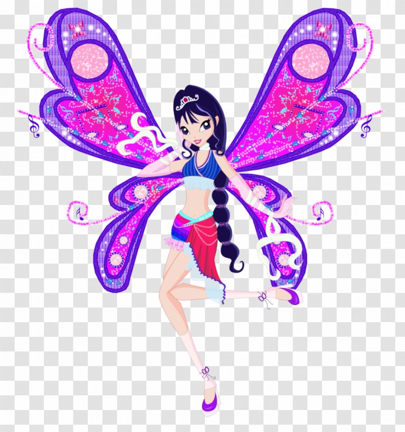 Musa Bloom Fairy Winx Club - Violet - Season 5 ClubSeason 3Fairy Transparent PNG