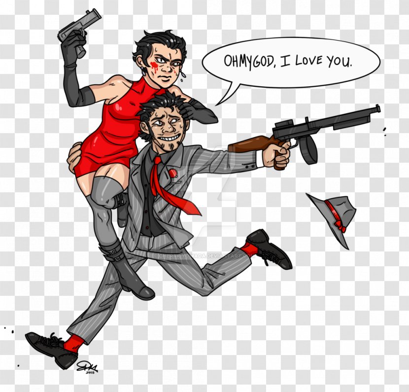 Gun Character Clip Art - Happy Couple Transparent PNG