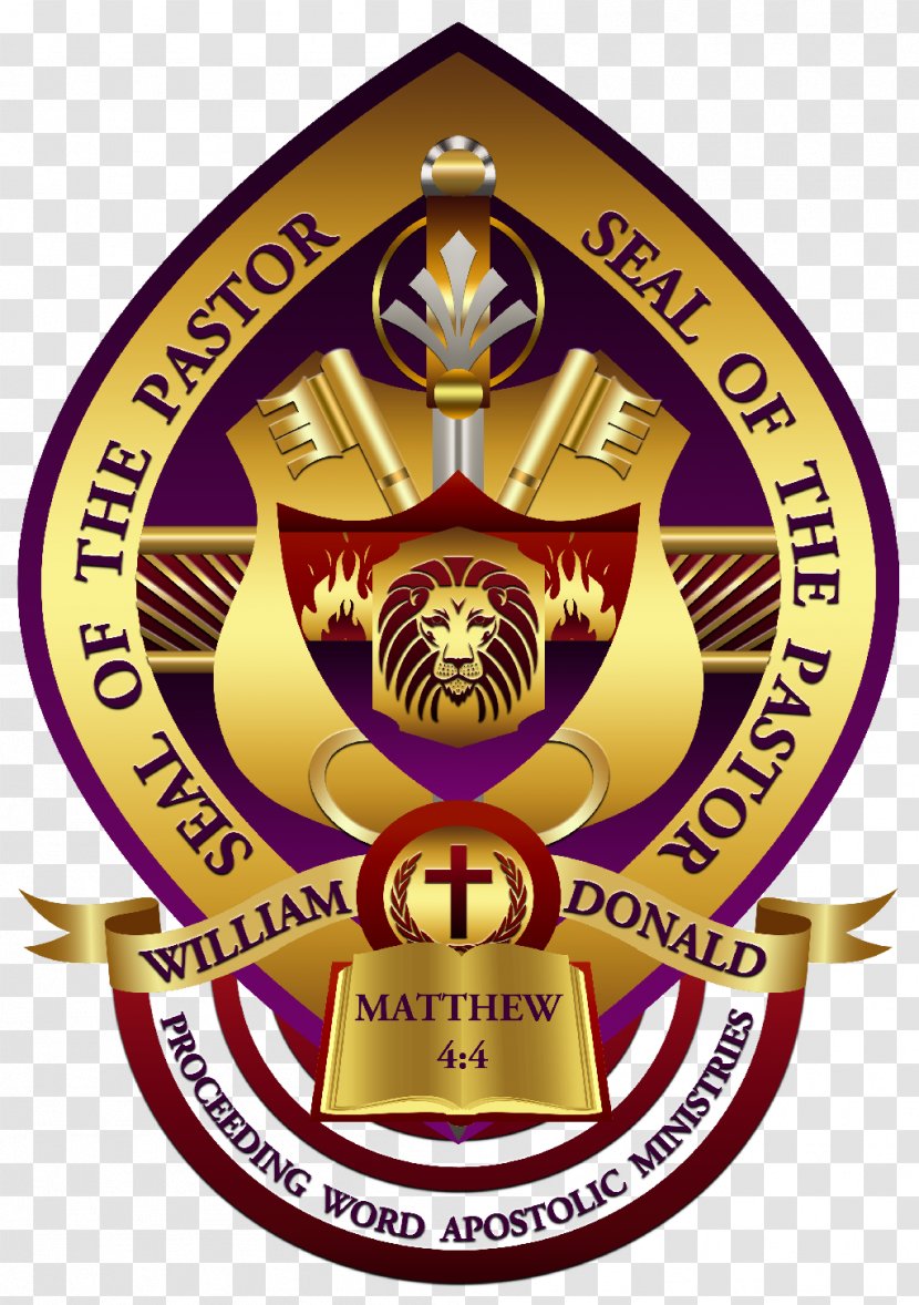 Crest Logo Bishop Church Seal - Apostle Transparent PNG