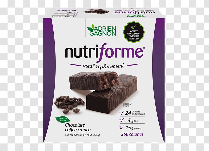 Fudge Chocolate Bar Coffee Meal Replacement - Flavor Transparent PNG
