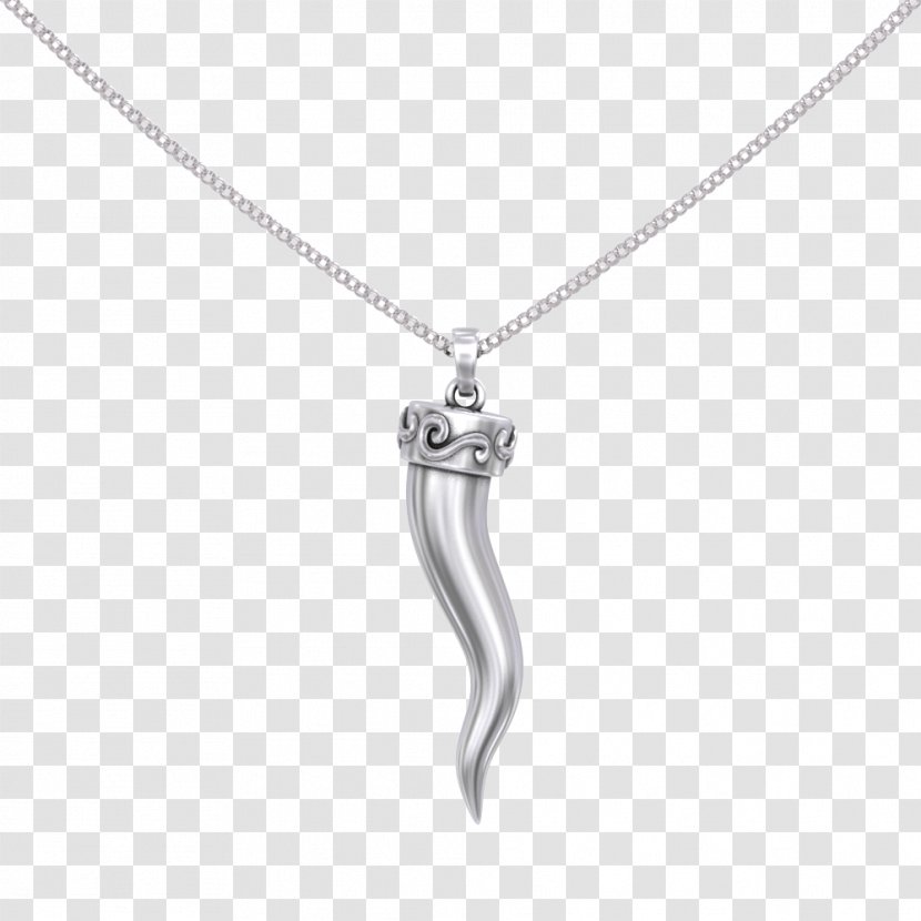 Jewellery Charms & Pendants Necklace Clothing Accessories Silver - Fashion Accessory - Horn Transparent PNG
