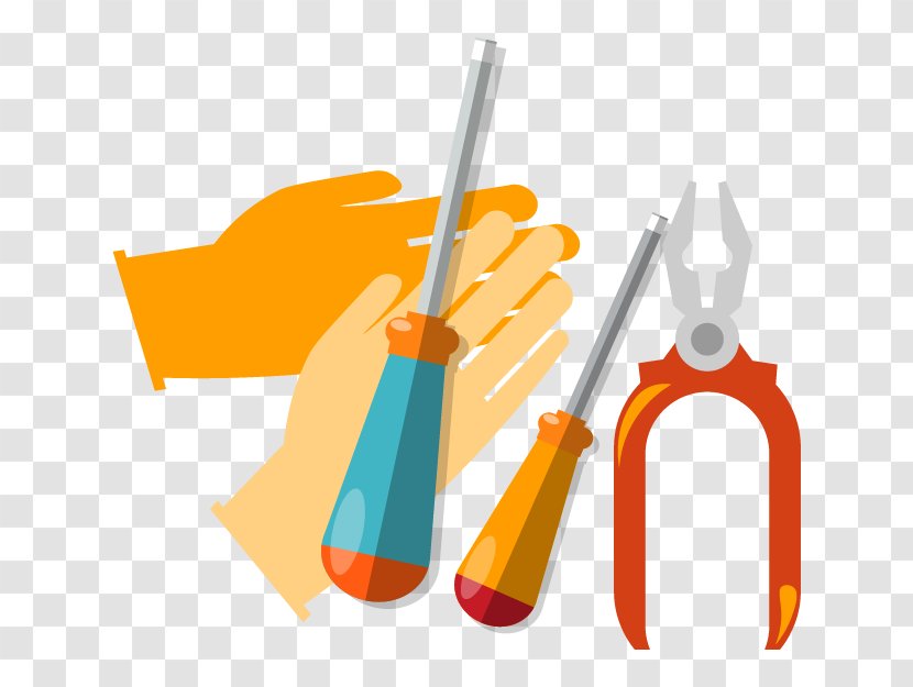 Tool Line - Painted Electrician Transparent PNG